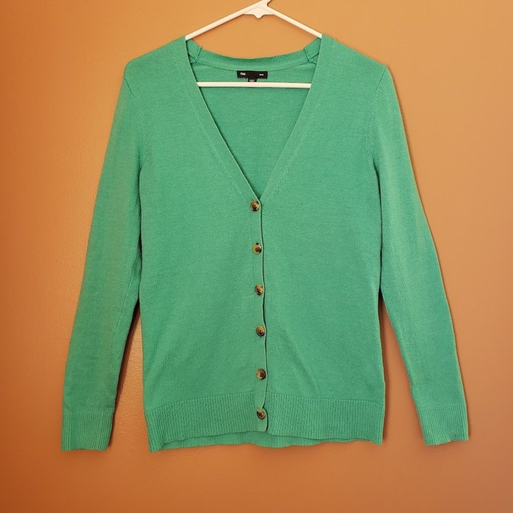 Gap seafoam green cardigan - Small